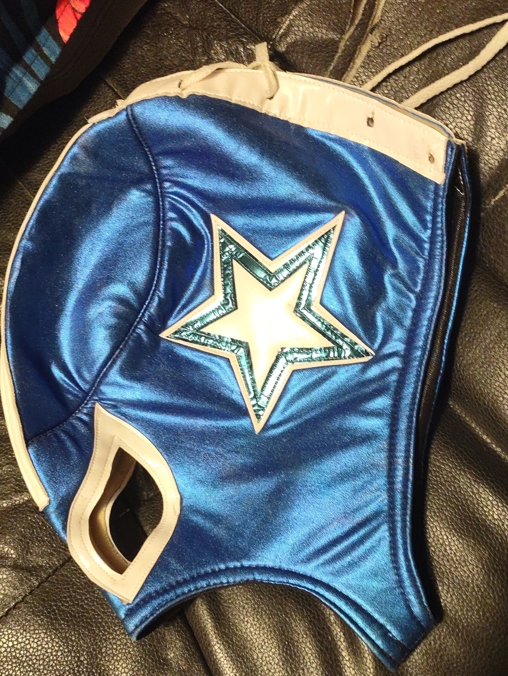 Blue Star Wrestling Lucha Mask - Men